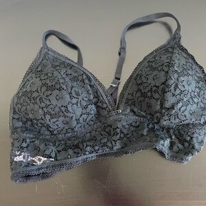 Lace Bralette in Black